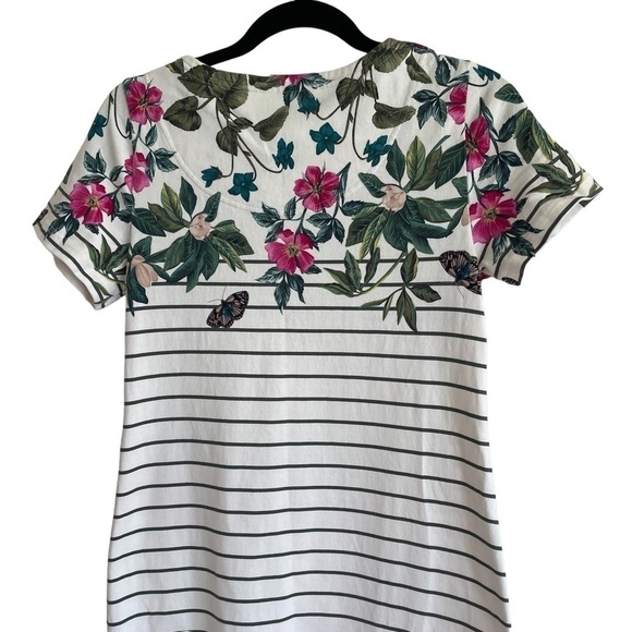 Joules Riviera Print Printed Jersey Short Sleeve Dress, Size 8 - Picture 11 of 14